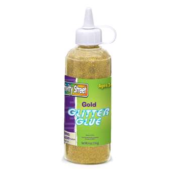 Glitter Glue Gold 4 Oz By Chenille Kraft