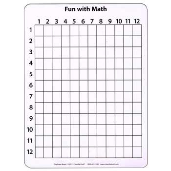 Math Whiteboard 9 X 12 10 Pk By Chenille Kraft