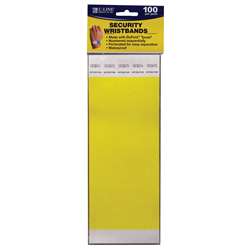 C Line Dupont Tyvek Yellow Security Wristbands 100Pk By C-Line