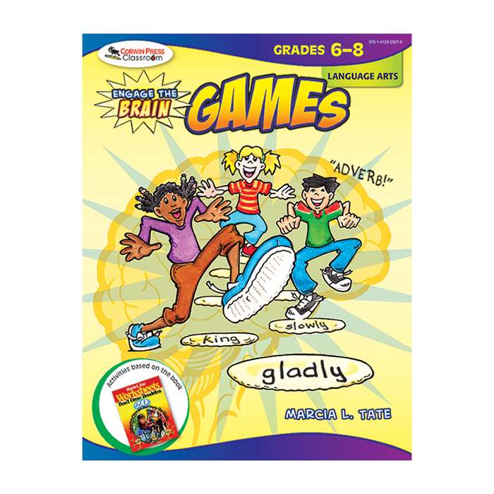 Engage The Brain Games Language Arts Gr 6-8 By Corwin