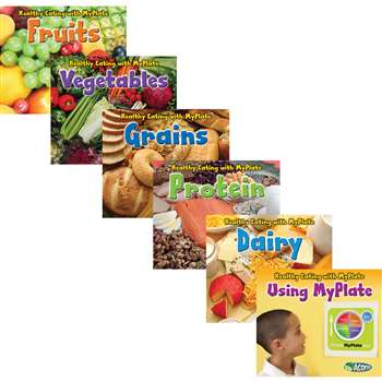 Healthy Eating With Myplate Book Set Of 6 By Coughlan Publishing Capstone Publishing