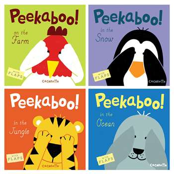 Peekaboo Complete Set Of 4 Board Books, CPYPEEKABOOSET