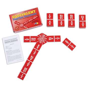 Equivalent Fraction Dominoes By Wiebe Carlson Associates