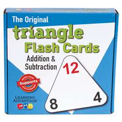 Triangle Flashcards Add/Sub By Wiebe Carlson Associates