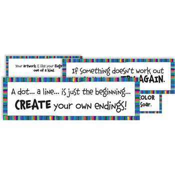 Art Motivation Display Cards By Crystal Productions