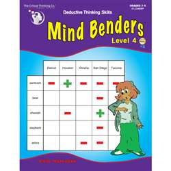 Mind Benders Book 4 By Critical Thinking Press