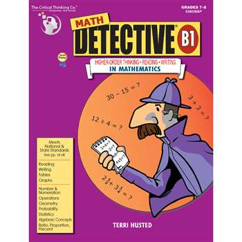 Math Detective Book B1 Gr 7-12 By Critical Thinking Press