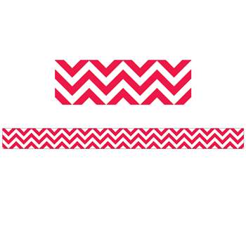 Poppy Red Chevron Border By Creative Teaching Press