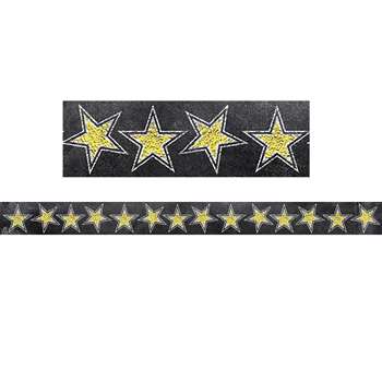 Chalk It Up Gold Stars Border, CTP0241