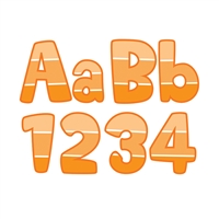 Orange Paint Chip 4&quot; Designer Letters - Paint, CTP0281