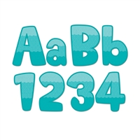 Painted Palette Turquoise 4&quot; Designer Letters, CTP0284