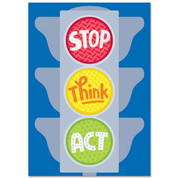 Stop Think Act Inspire U Poster, CTP0317