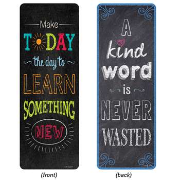 Chalk It Up Quotes Bookmarks Motivational, CTP0445
