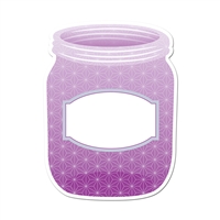 Purple Mason Jar 10&quot; Designer Cut Outs - Paint, CTP0659