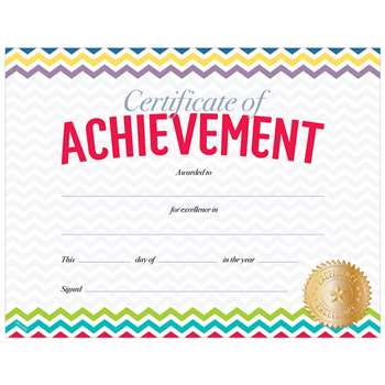 Chevron Certificate Of Achievement, CTP0674