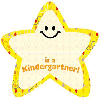 Im A Kindergartener Star Badges By Creative Teaching Press