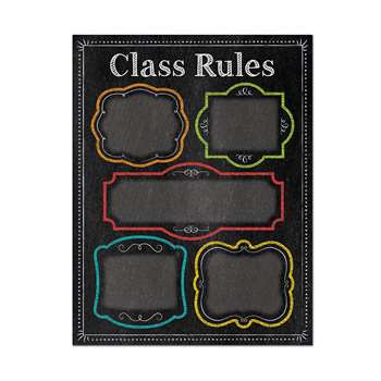 Class Rules Chart - Chalk, CTP1020