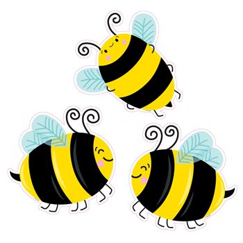Busy Bees 6&quot; Designer Cut-Outs, CTP10625