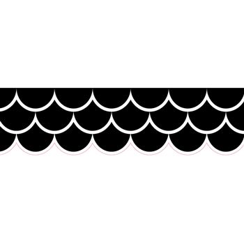 Black Scallops Ez Border, CTP10674