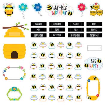 Busy Bees Birthday Bees Mini Bulletin Board Set, CTP10688