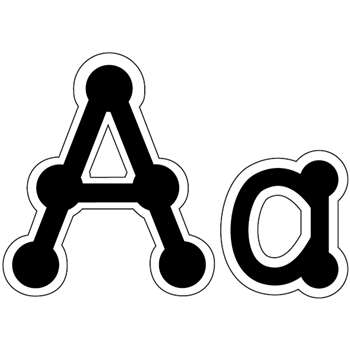 Letters Dot-To-Dot Uppercase Black By Creative Teaching Press