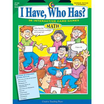 Math Gr 56 I Have Who Has Series Eries By Creative Teaching Press