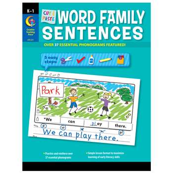 Cut & Paste Word Family Sentences, CTP2217