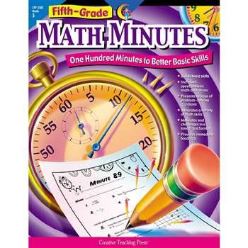 Fifth-Grade Math Minutes By Creative Teaching Press