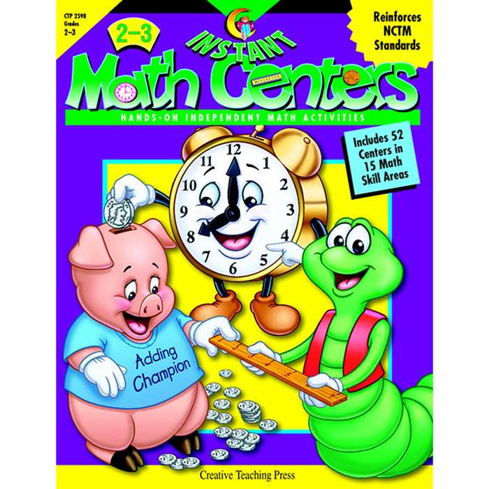 Instant Math Centers Grade 2-3 By Creative Teaching Press