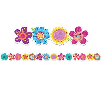 Springtime Blooms Border, CTP2680