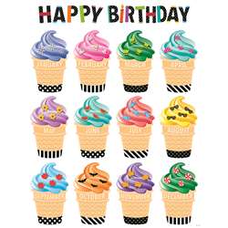 Bold Bright Happy Birthday Chart, CTP2847