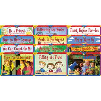 Character Education 12 Books Variety Pk 1 Each 3123-3134 By Creative Teaching Press