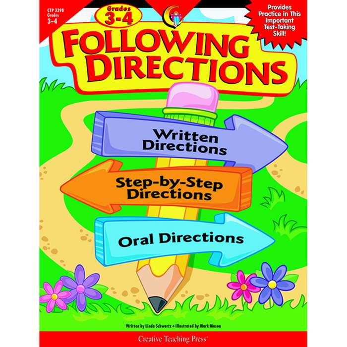 Following Directions Grade 3-4 By Creative Teaching Press
