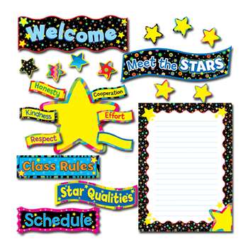 Back To School Stars Bulletin Board Set By Creative Teaching Press