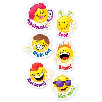 Smiley Faces Stickers By Creative Teaching Press