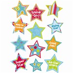 Dots On Turquoise Stars Stickers By Creative Teaching Press