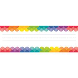 Rainbow Scallops Name Plates, CTP4401