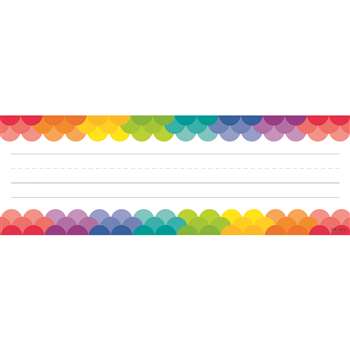 Rainbow Scallops Name Plates, CTP4401