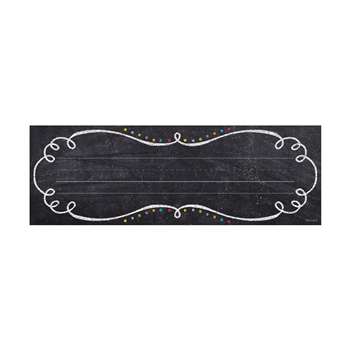 Swirls & Twirls Name Plates - Chalk, CTP4463