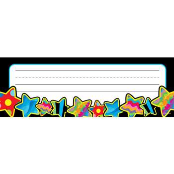 Poppin Pattern Stars Name Plates By Creative Teaching Press