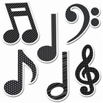 Shop Music Symbols 6In Designer Cut Outs - Ctp4879 By Creative Teaching Press