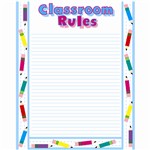 Chart Classroom Rules 17 X 21 By Creative Teaching Press