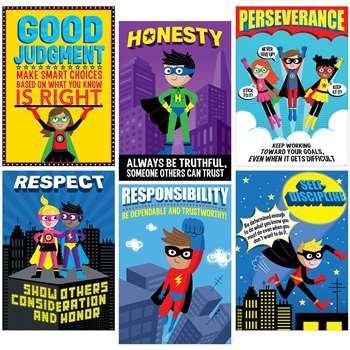 Superhero Inspire U 6 Poster Pack, CTP5649