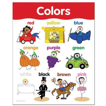 Colors Small Chart By Creative Teaching Press