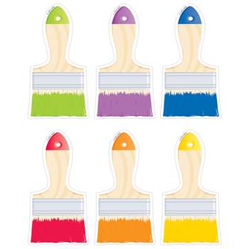 Paintbrushes 6&quot; Cut Outs Painted Palette, CTP5958