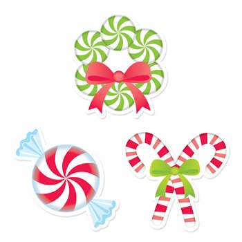 Peppermint Candies 6&quot; Cut Outs Designer, CTP6415