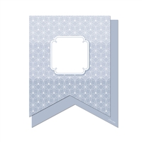 Slate Gray Pennants 6&quot; Designer Cut Outs - Paint, CTP6500