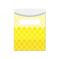 Ombre Yellow Moroccan Library Pockets - Paint, CTP6785