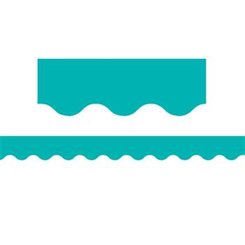 Turquoise Wavy Border, CTP6798