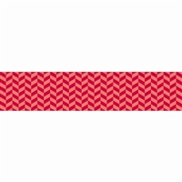 Poppy Red Herringbone Border, CTP6822